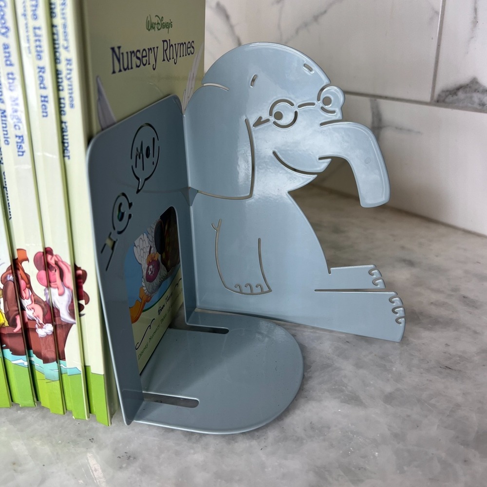 Mo Willems Elephant and Piggie Metal Bookends YOTTOY Kids Room Decor - Picture 4 of 8
